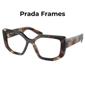 Prada Women's Brown Tortoise Glasses